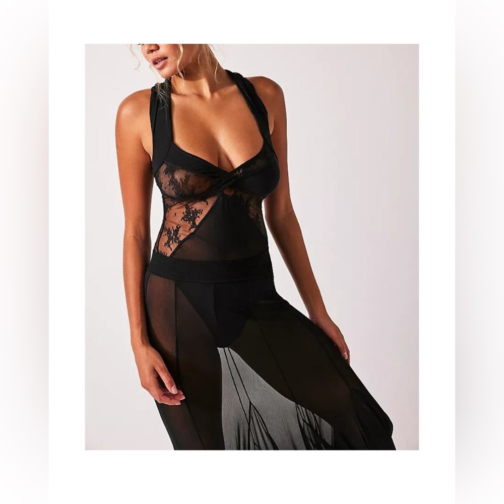 NWT Free People Intimately Sheer Thing Bodysuit